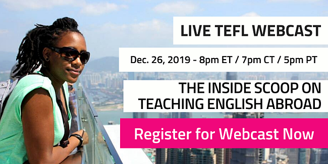 Live Webcast - Top Teaching Markets of 2020