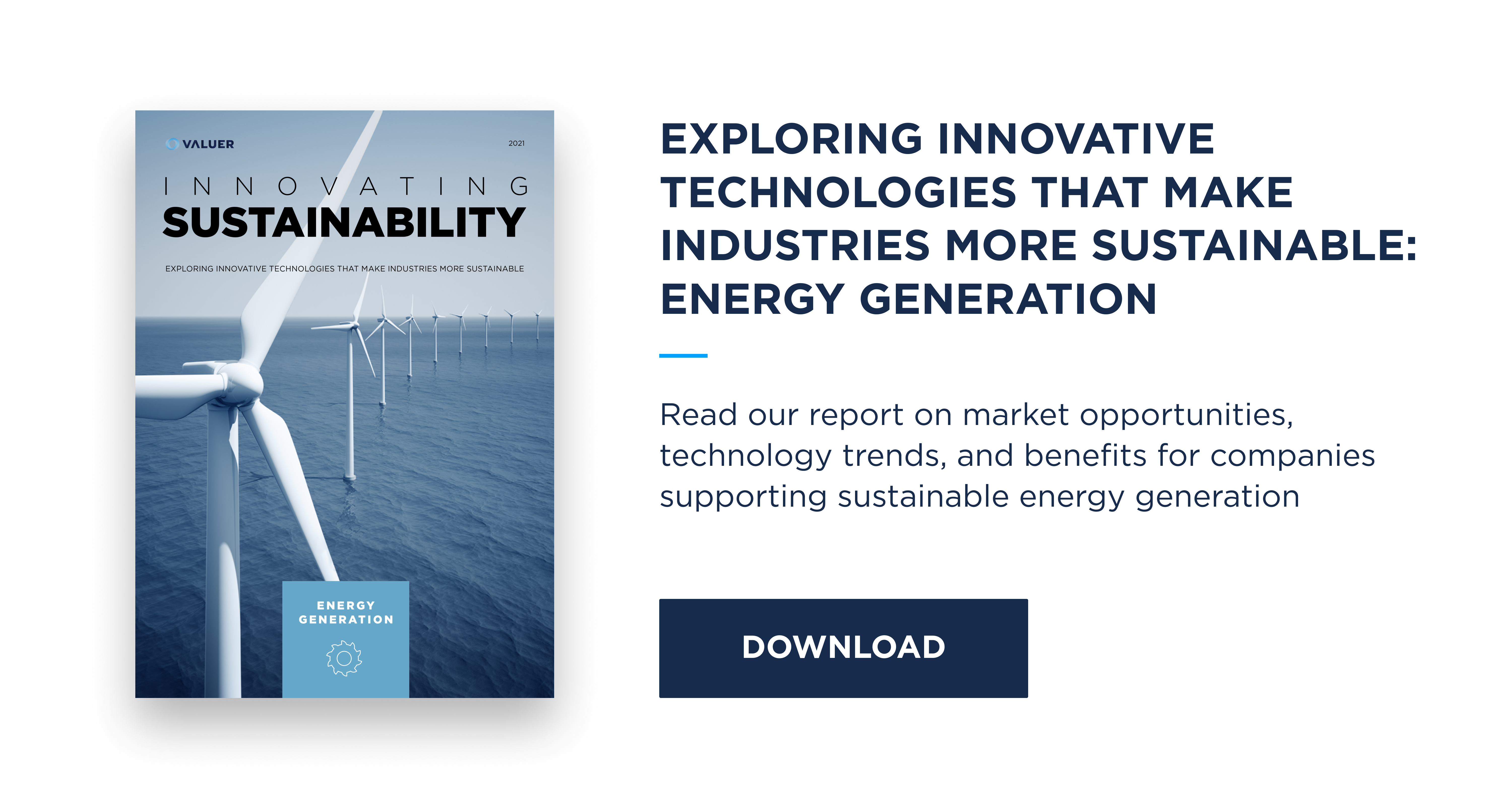 innovating sustainability cta with windmill