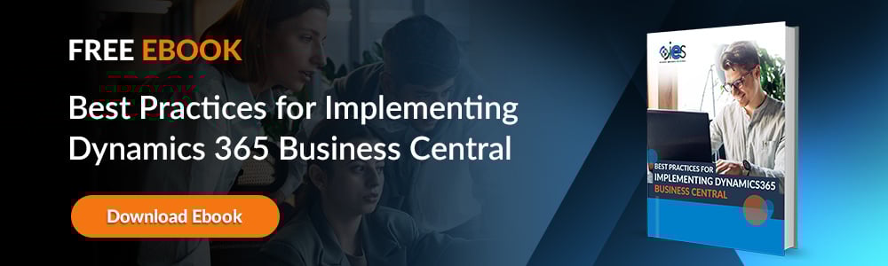 BEST PRACTICES FOR IMPLEMENTING DYNAMICS 365 BUSINESS CENTRAL