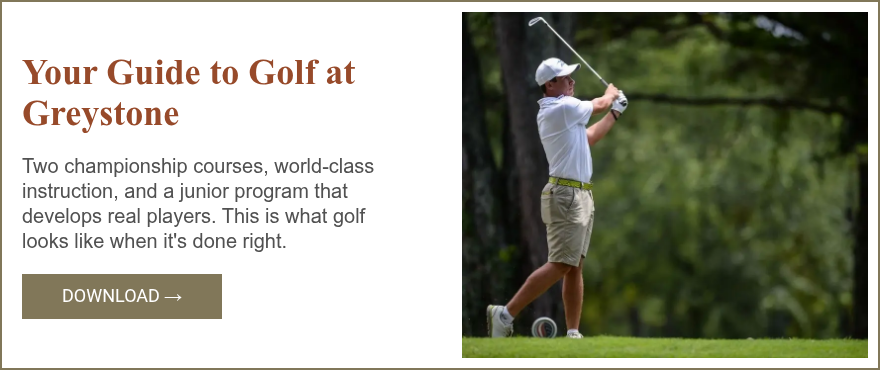Your Guide to Golf at Greystone