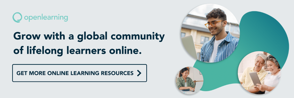 Grow with a global community of lifelong learners online. Get more online learning resources.