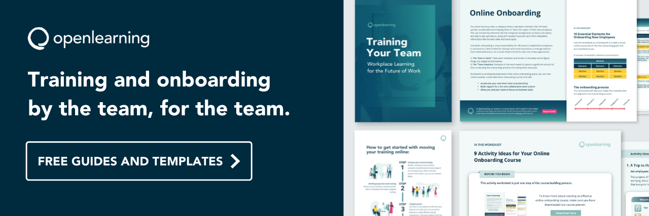 OpenLearning - Training and onboarding by the team, for the team. Free guides and templates.