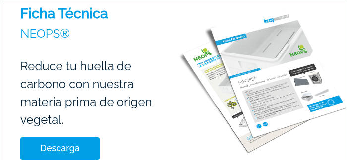 Ficha Técnica NEOPS®   Reduce tu huella de carbono con nuestra materia prima de origen vegetal.  