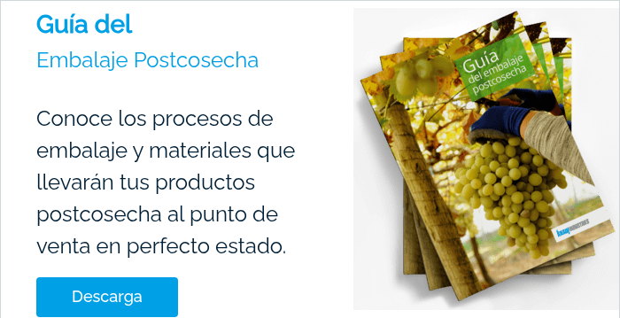 Guía del Embalaje Postcosecha   Conoce los procesos de embalaje y materiales que llevarán tus productos postcosecha al punto de venta en perfecto estado.  