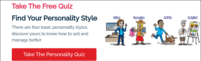 Take The Free Quiz Find Your Personality Style There are four basic personality styles, discover yours to know how to sell and manage better. &nbsp;