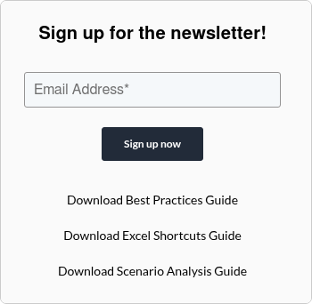 Sign up for the newsletter!