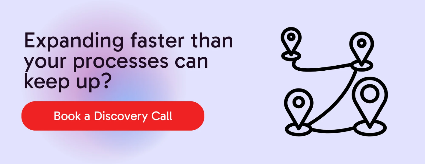 Expanding faster than the process