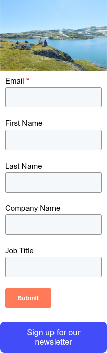 Sign up for our newsletter