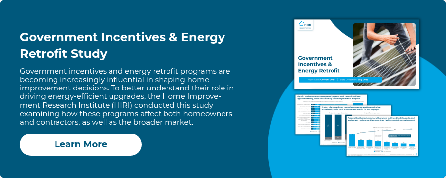 Government Incentives & Energy Retrofit Study