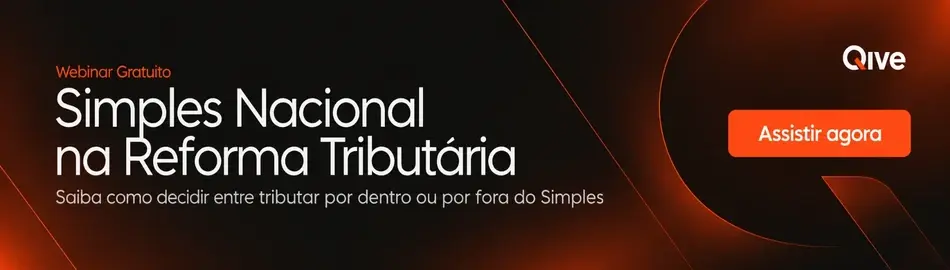 Imagem clic&aacute;vel para direcionar o usu&aacute;rio ao webinar "Simples nacional na Reforma Tribut&aacute;ria: saiba como decidir entre tributar por dentro ou por fora do Simples".