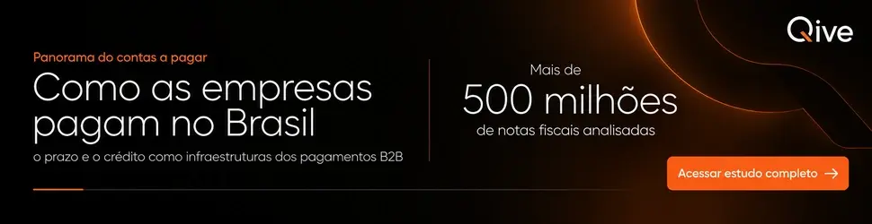 Imagem clic&aacute;vel para acessar ao cap&iacute;tulo "Como as empresas pagam no Brasil", do Panorama do Contas a Pagar da Qive.