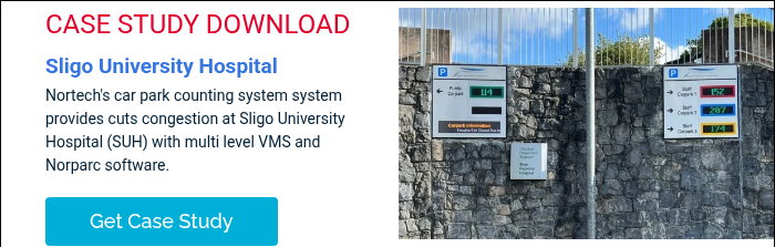 CASE STUDY DOWNLOAD Sligo University Hospital Nortech's car park counting system system provides cuts congestion at Sligo University Hospital (SUH) with multi level VMS and Norparc software.  