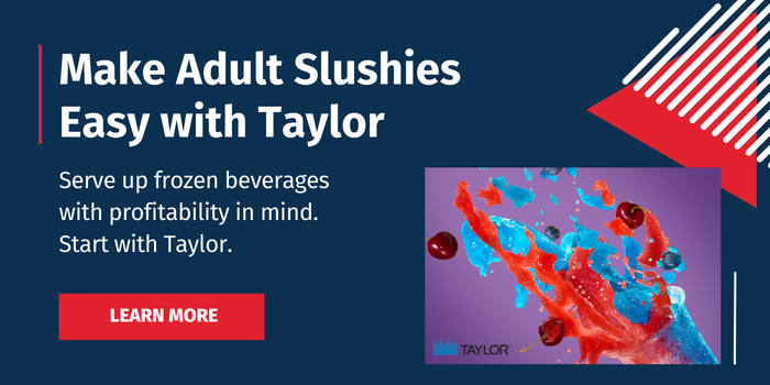 adult slushies with Taylor