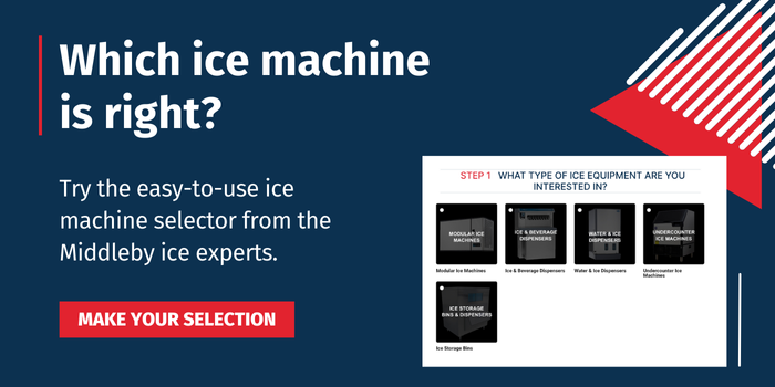 middleby ice machine selector cta