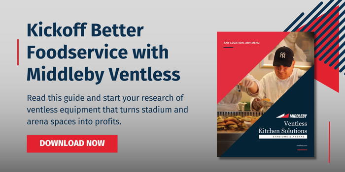 Download the Stadiums and Arenas Ventless Kitchen Solutions Brochure from Middleby