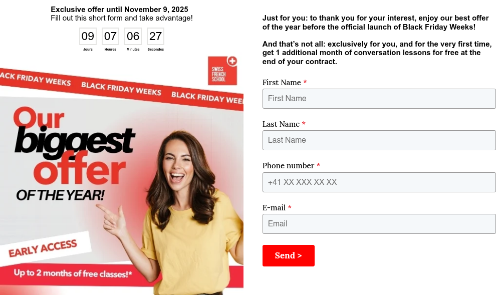 Exclusive offer until November 9, 2025