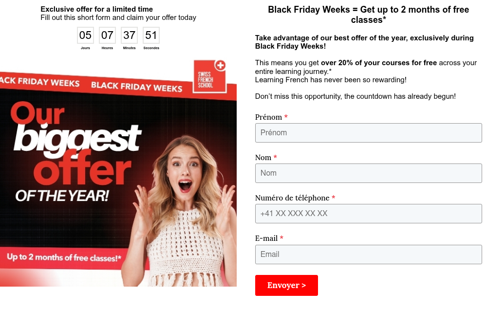 Exclusive offer for a limited time Fill out this short form and claim your offer today