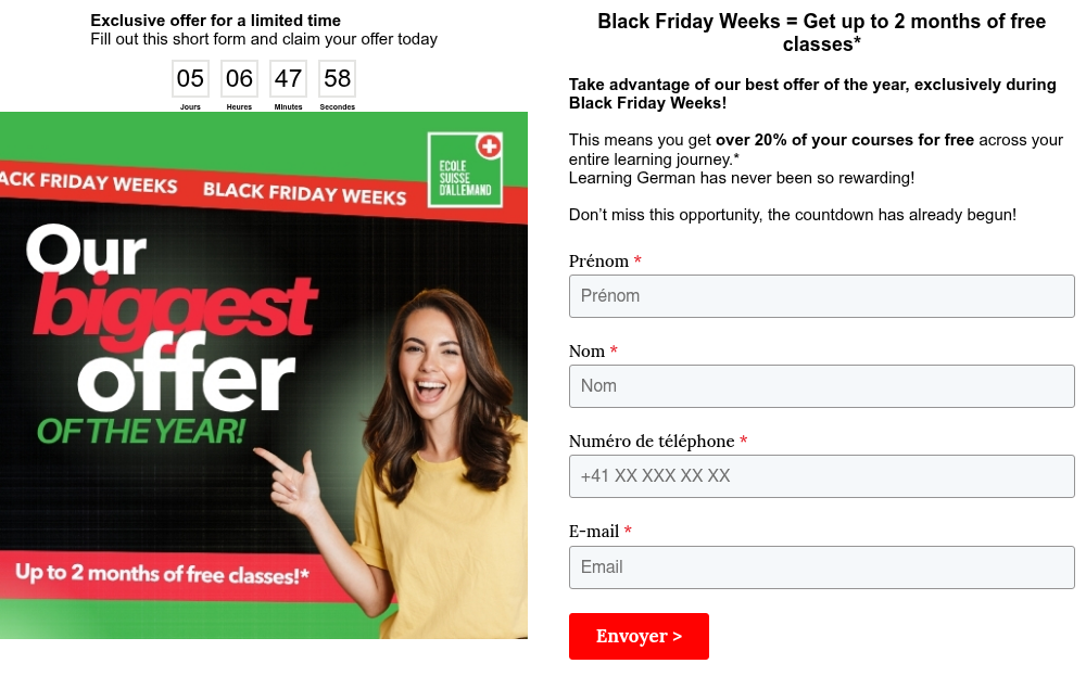 Exclusive offer for a limited time Fill out this short form and claim your offer today