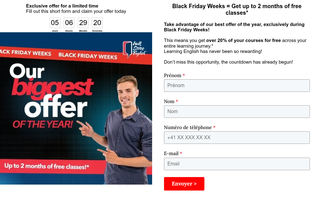 Exclusive offer for a limited time Fill out this short form and claim your offer today