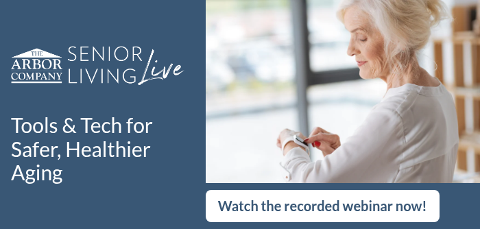 Senior Living Live Logo White