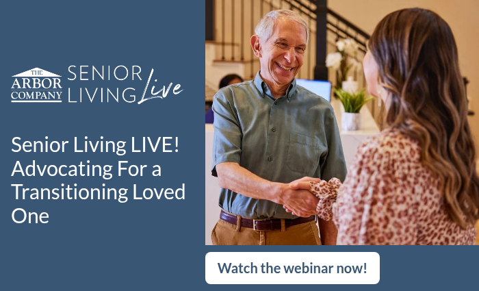 Senior Living Live Logo White