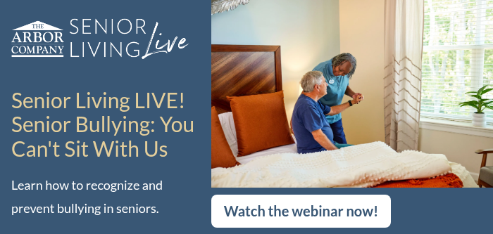 Senior Living Live Logo White