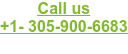 Call us +1- 305-900-6683