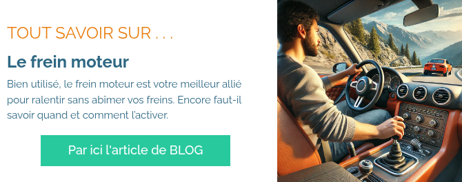 TOUT SAVOIR SUR . . . Le frein moteur Bien utilisé, le frein moteur est votre meilleur allié pour ralentir sans abîmer vos freins. Encore faut-il savoir quand et comment l’activer.  