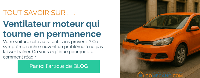 TOUT SAVOIR SUR . . . Ventilateur moteur qui tourne en permanence Votre voiture cale au ralenti sans prévenir ? Ce symptôme cache souvent un problème à ne pas laisser traîner. On vous explique pourquoi… et comment réagir.