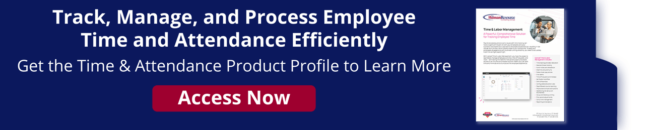 Time and Attendance Product Profile Download