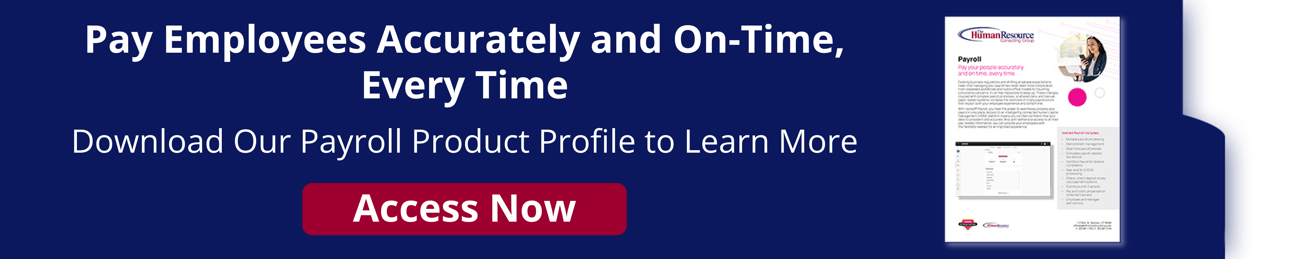 Payroll Product Profile