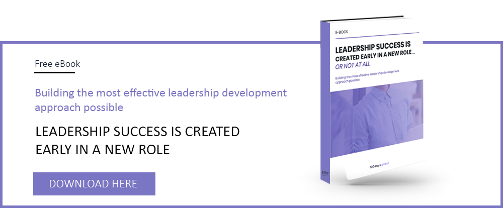 Free ebook about how leadership success is created in a new role