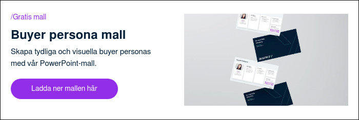 /Gratis mall Buyer persona mall Skapa tydliga och visuella buyer personas med v&aring;r PowerPoint-mall. &nbsp;