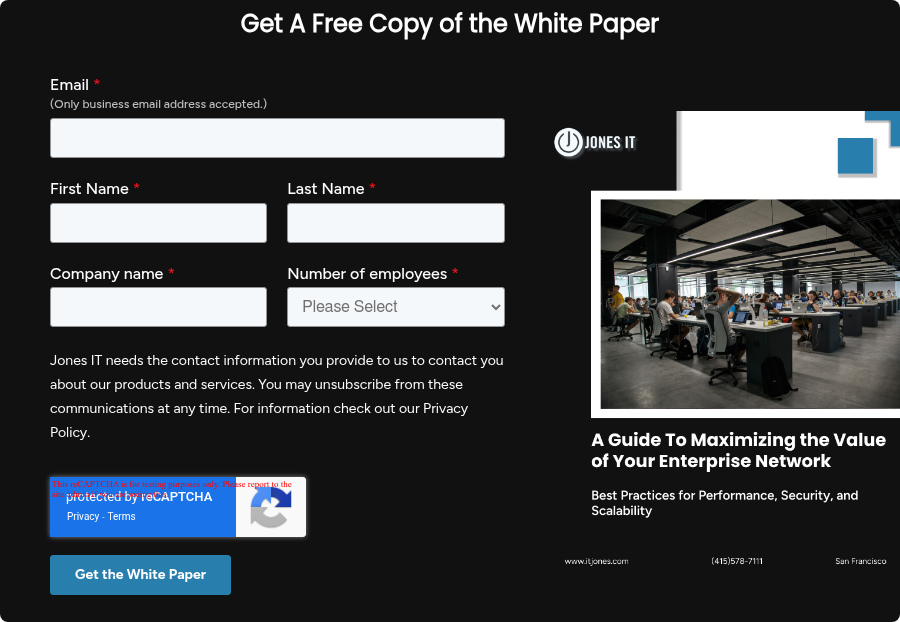 Get A Free Copy of the White Paper  