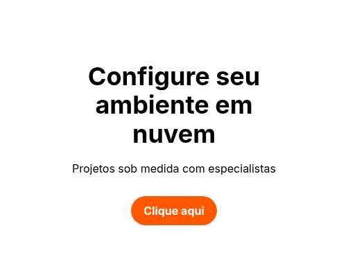 Configure seu ambiente em nuvem