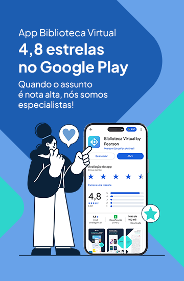 avaliação do aplicativo da Biblioteca Virtual