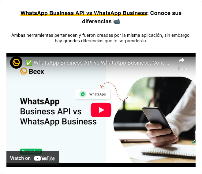 WhatsApp Business API vs WhatsApp Business: Conoce sus diferencias ��