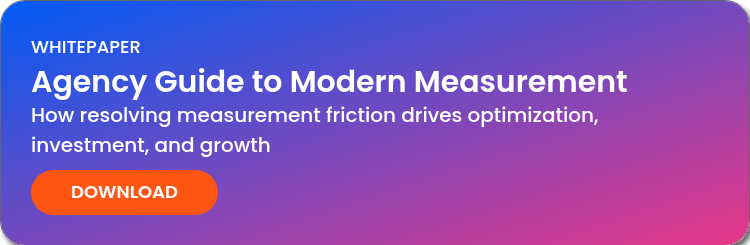 WHITEPAPER Agency Guide to Modern&nbsp;Measurement How resolving measurement friction drives optimization, investment, and growth
