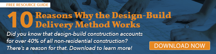 CTA button linking to resource article: 10 Reasons Why the Design-Build Delivery Method Works