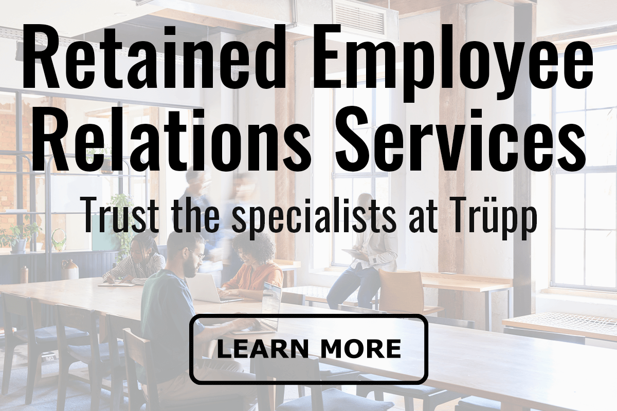 Retained employee relations services