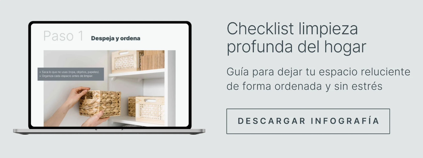 Checklist limpieza profunda del hogar