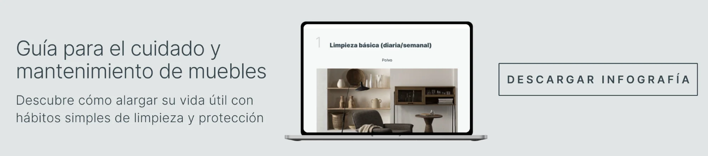 Guía para el cuidado y mantenimiento de muebles