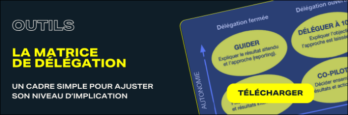 matrice de d&eacute;l&eacute;gation