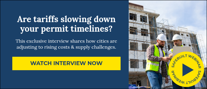 Are tariffs slowing down your permit timelines?