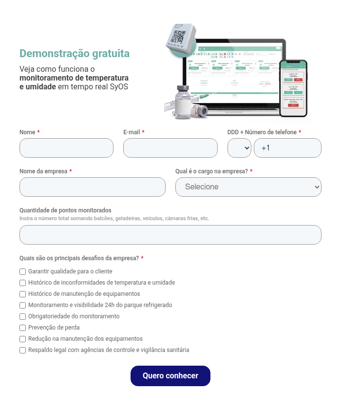 Veja como funciona o monitoramento de temperatura e umidade em tempo real SyOS 