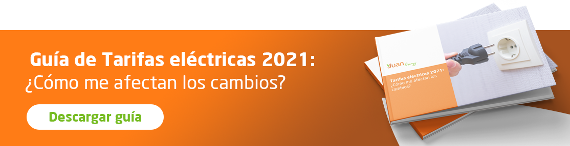 guía de cambios de tarifas eléctricas 2021