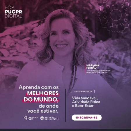Inscreva-se no curso Vida Saudável, Atividade Física e Bem-Estar da Pós PUCPR Digital!