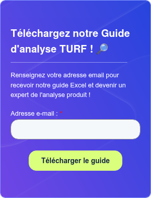 Téléchargez notre Guide d'analyse TURF !