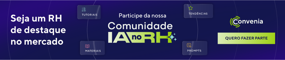 Banner de divulgação da Comunidade IA no RH