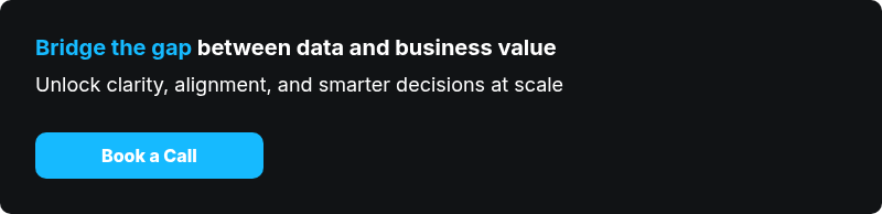Bridge the gap between data and business value